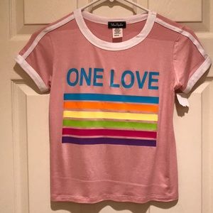 Miss Popular Girls T-Shirt One Love